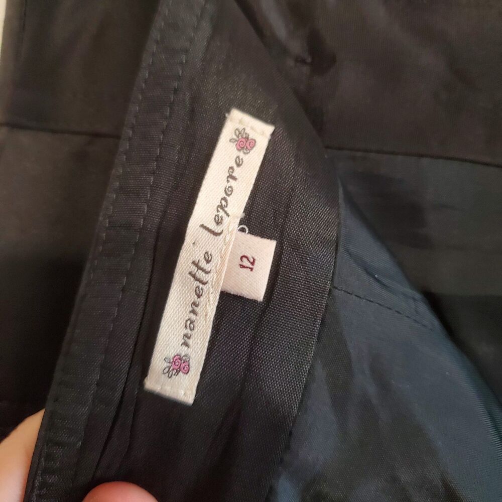 Nanette Lepore Women's Linen Pencil Skirt Size 12 Career Office Classic Twee Y2K - Picture 14 of 16